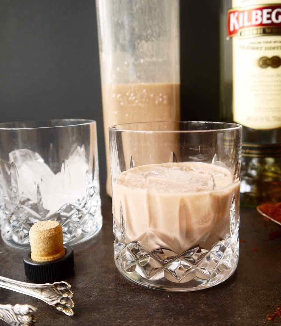 From-scratch Clean Irish Cream Liqueur