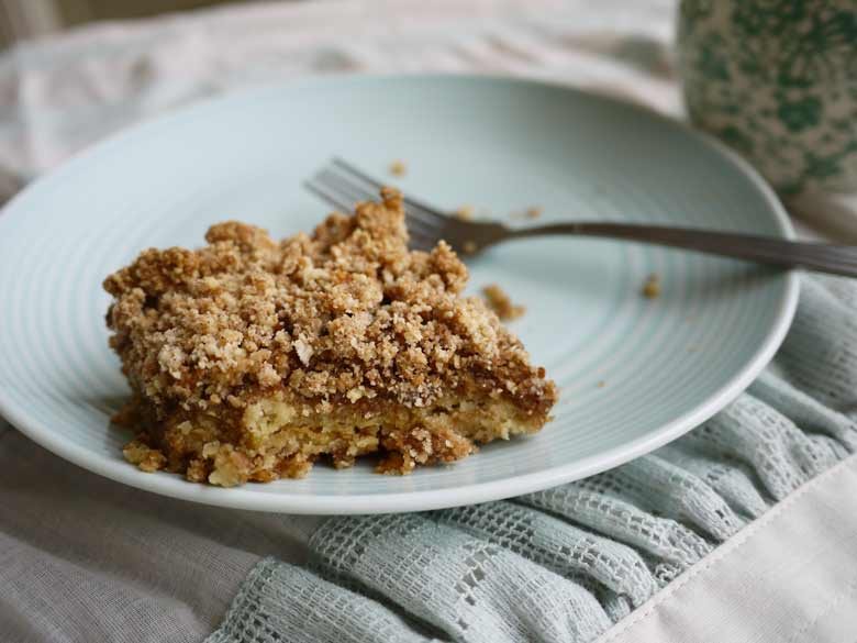 Banana Coffee Cake (paleo, gluten-free)