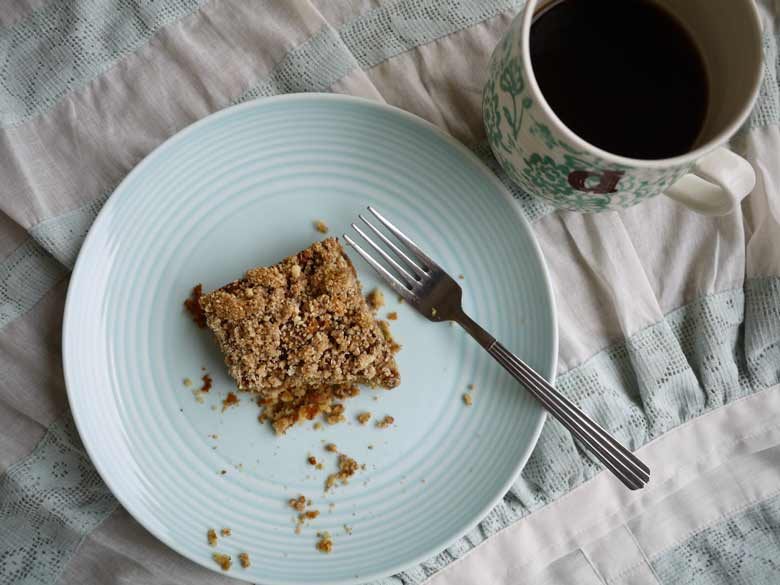 Banana Coffee Cake (paleo, gluten-free)