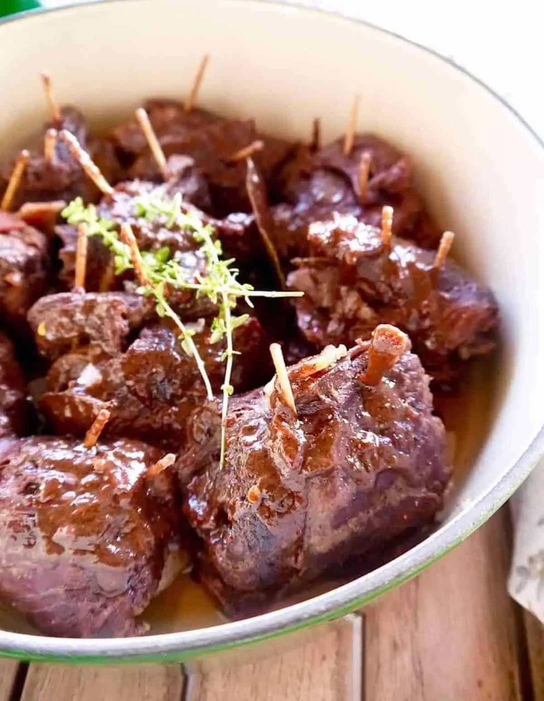 Bacon, Onion, and Thyme: Beef Roulade