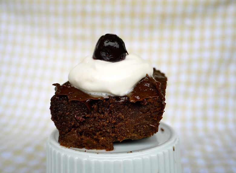 Black Forest Brownies (paleo, gluten-free)