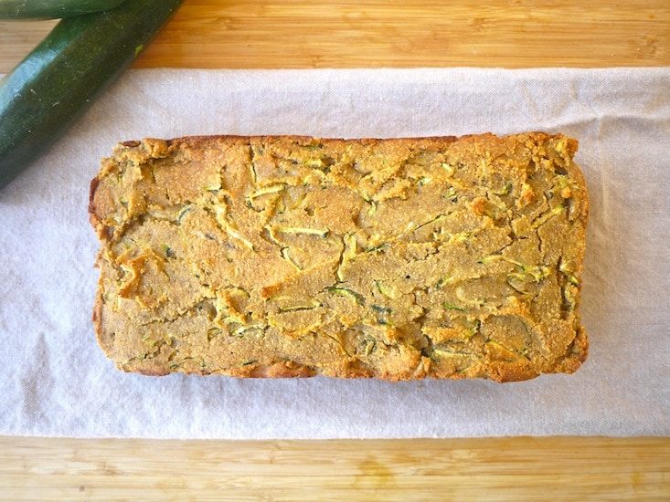 Buttery Zucchini Banana Bread, without butter!, Paleo, GF