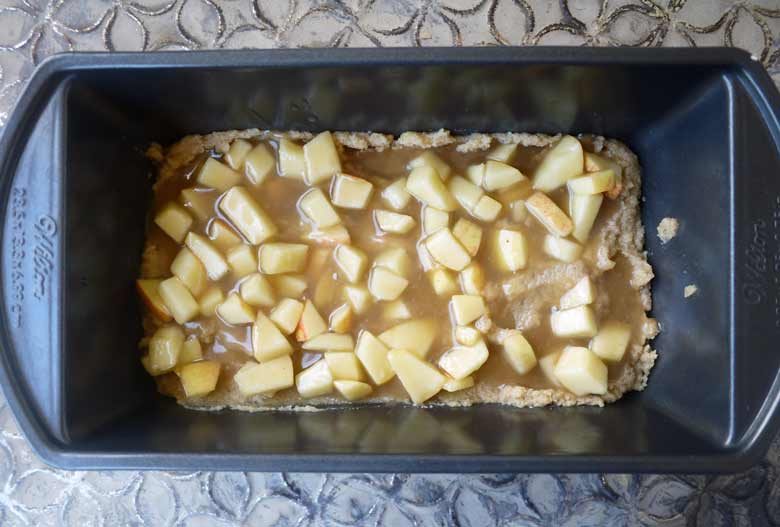 Caramel Apple Banana Bread (paleo, GF)