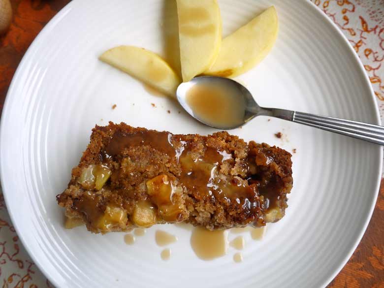 Caramel Apple Banana Bread (paleo, GF)