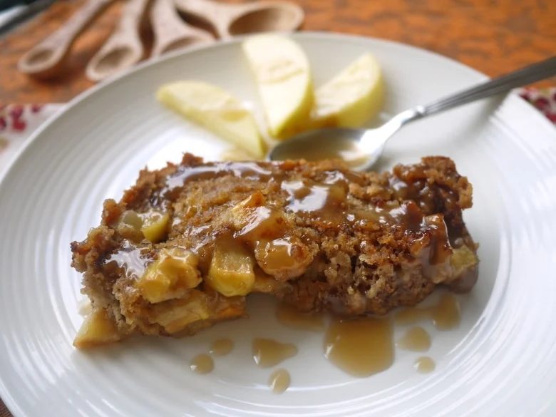 Caramel Apple Banana Bread, Paleo, Gluten-Free