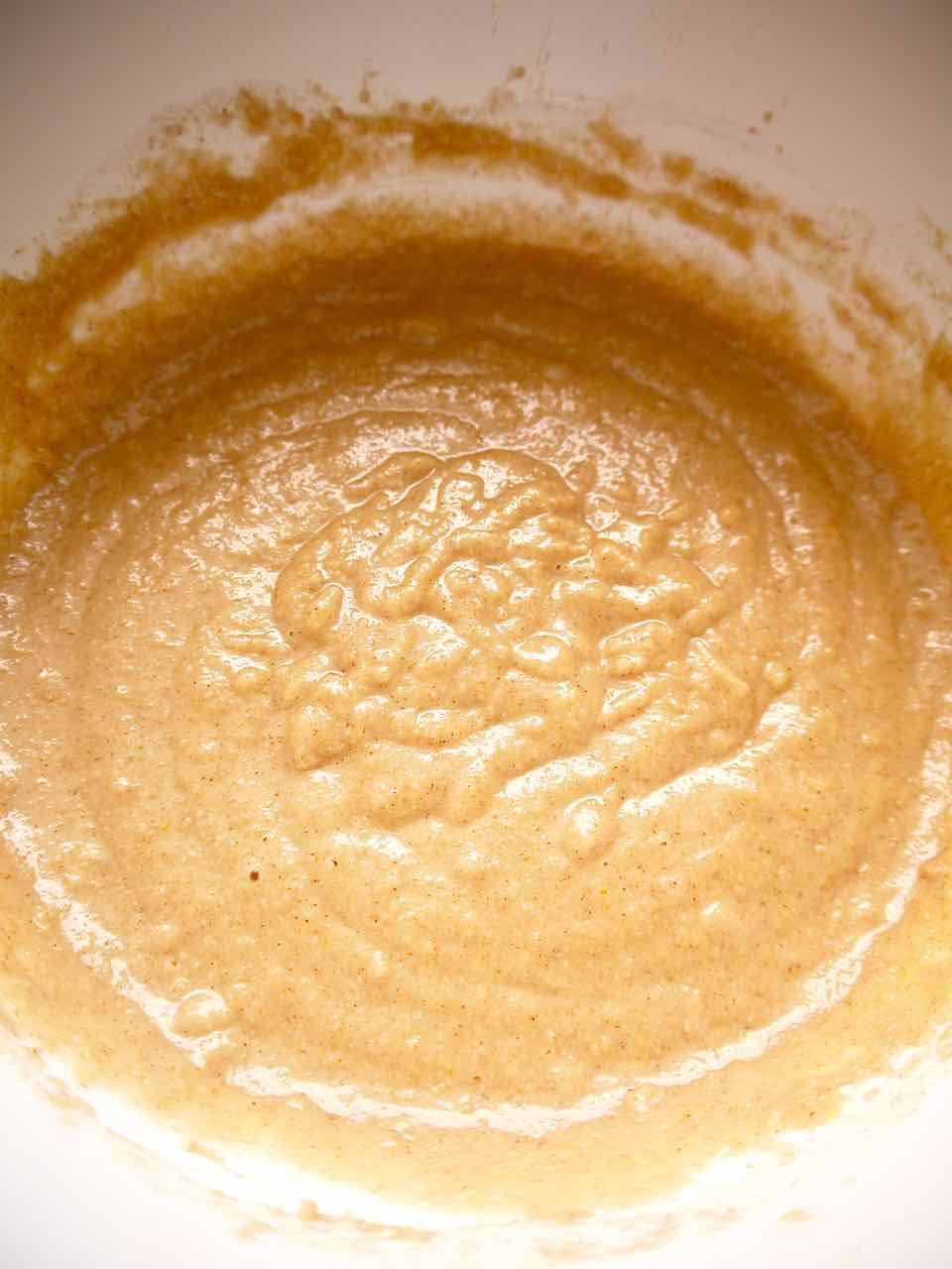 Paleo apple cake batter.