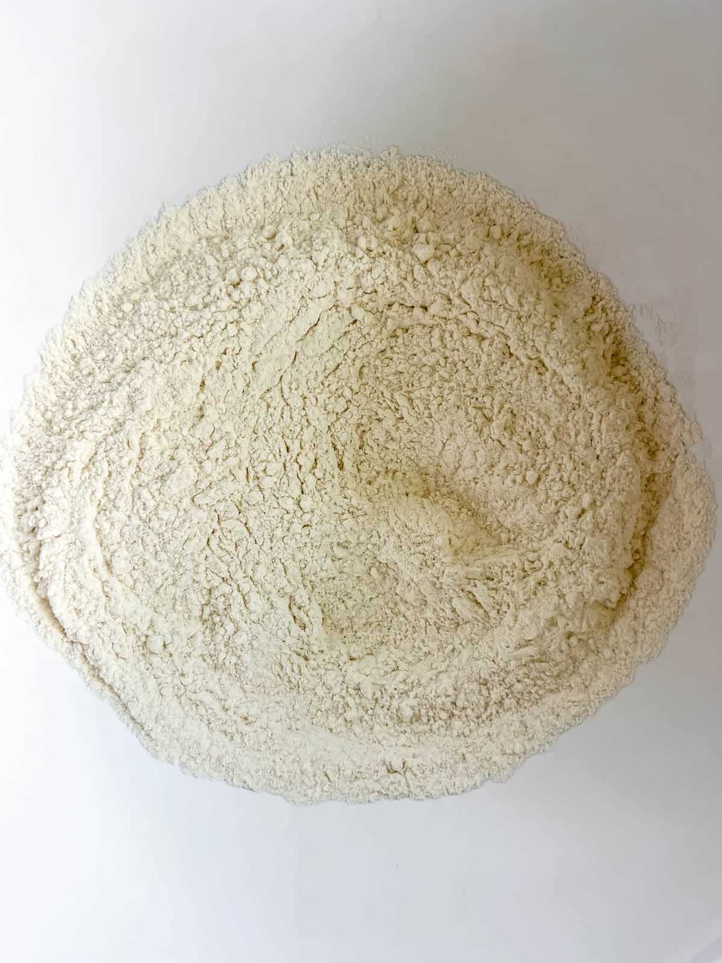 Dry ingredients in a bowl.