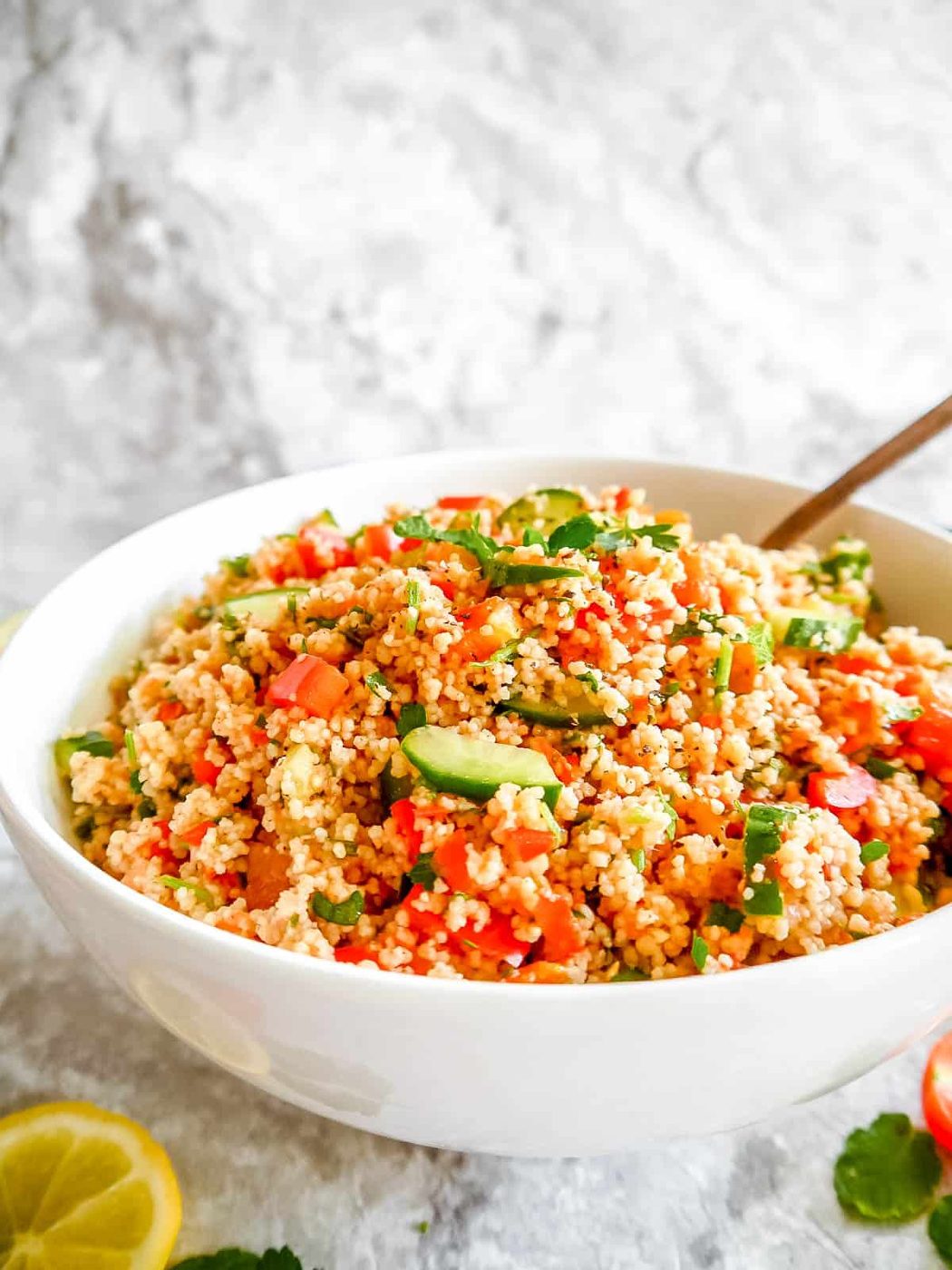 Couscous Tabbouleh Salad (French Tabloué)