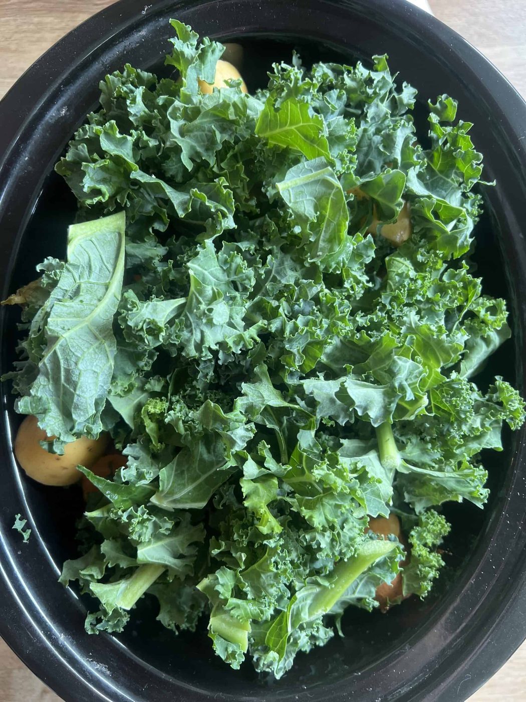 The rest of the ingredients in the crockpot prior to cooking.