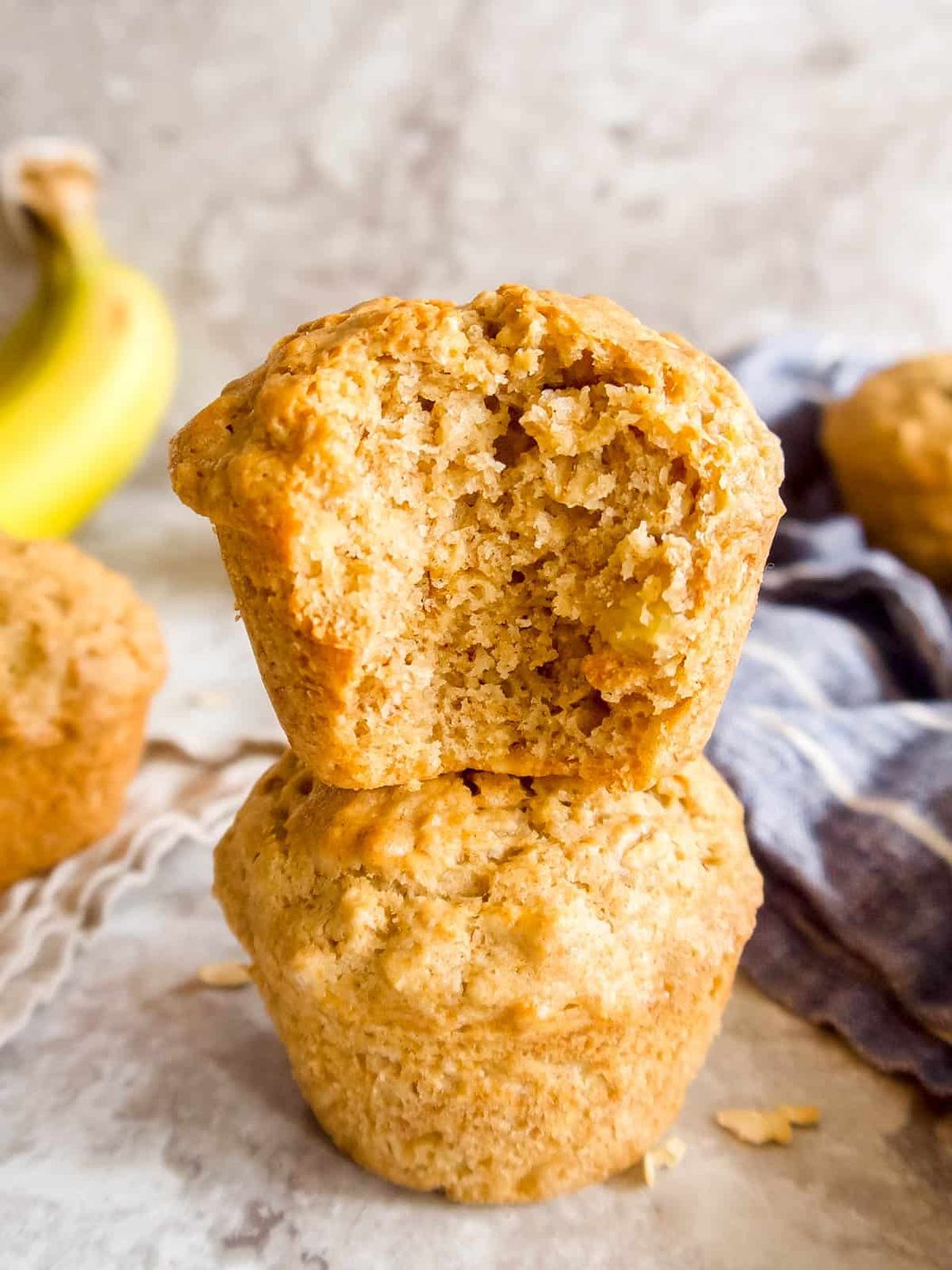 Dairy-free Banana Muffins with Oats