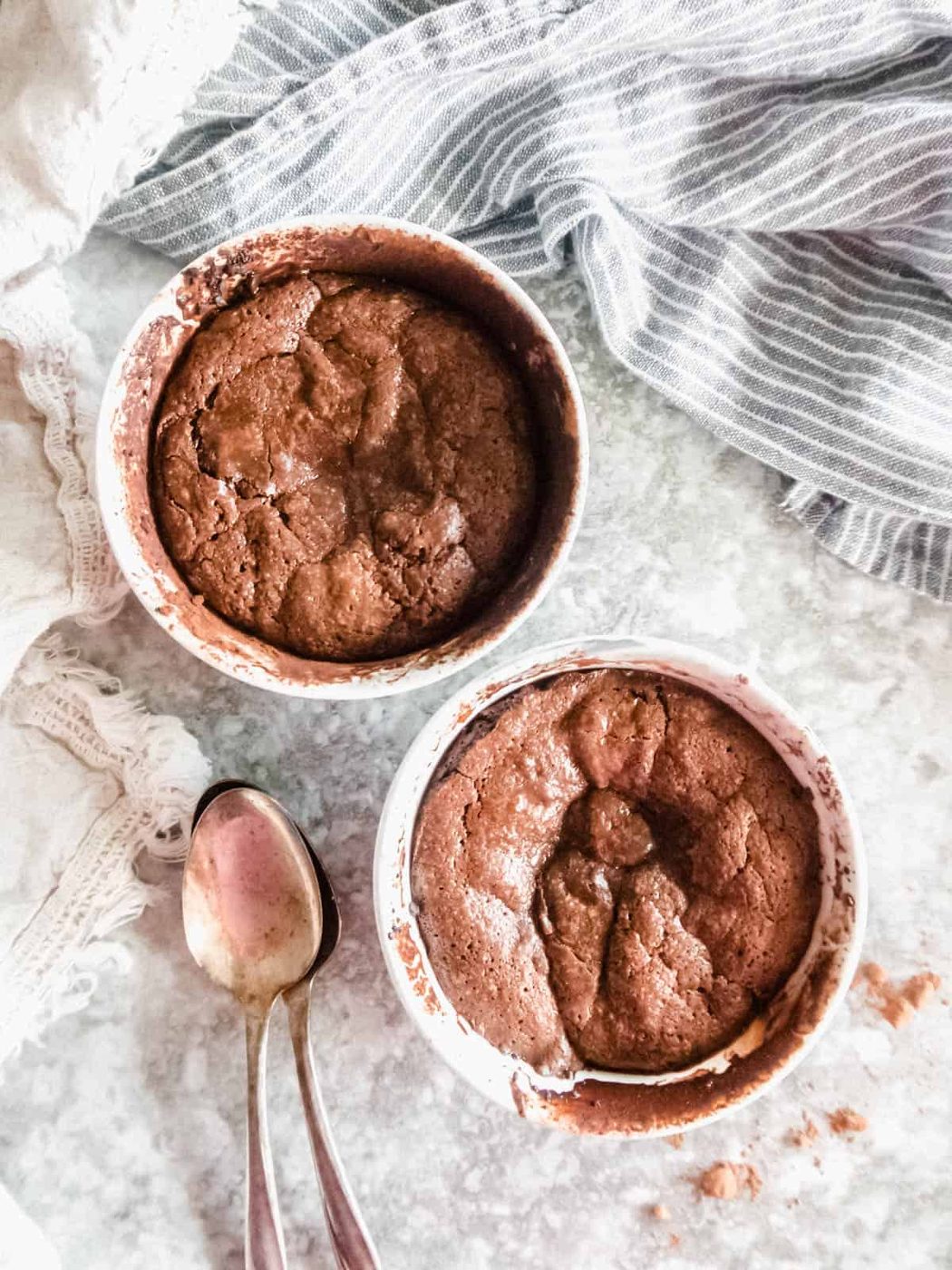 Dairy-free Chocolate Molten Lava Cakes