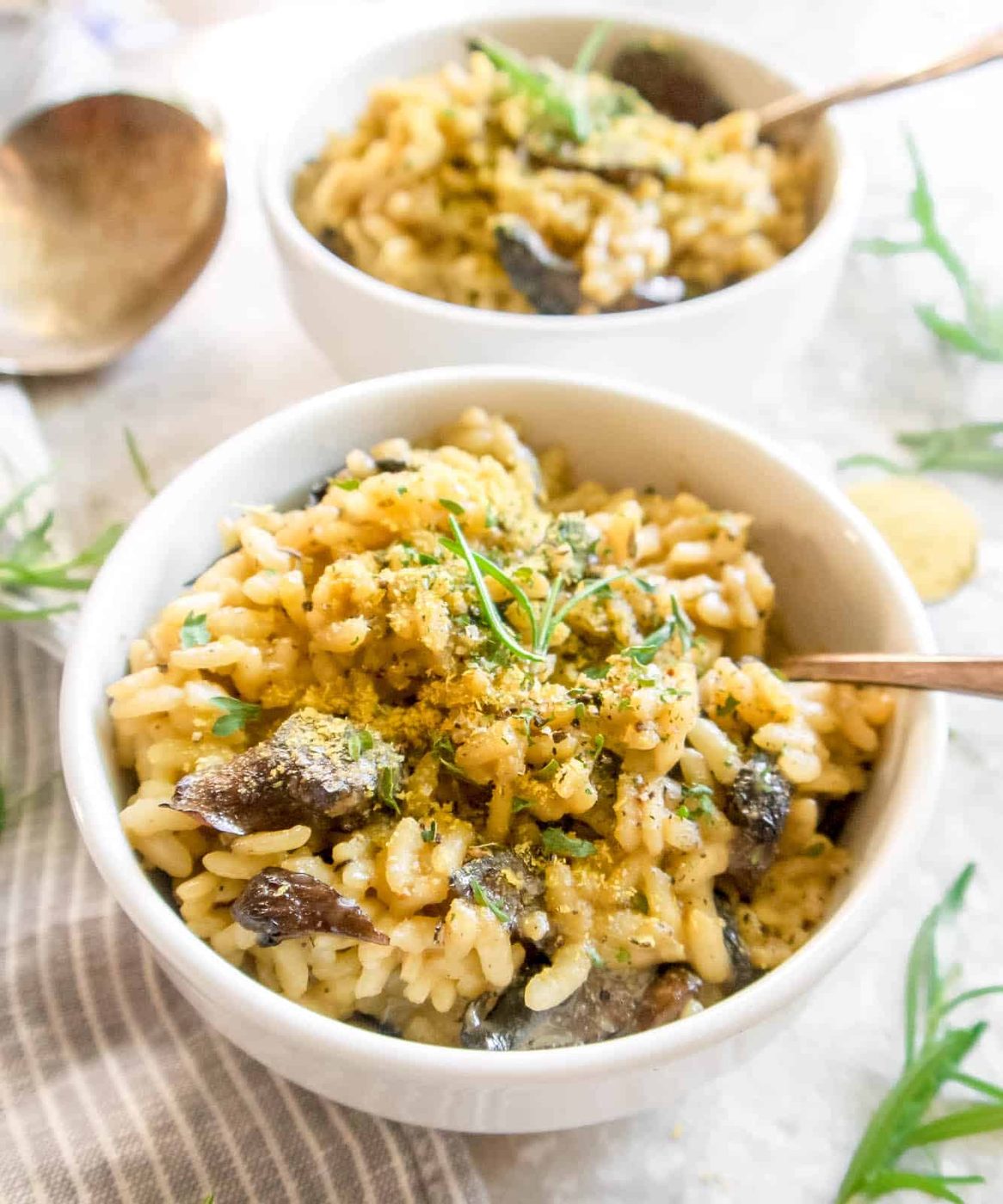 Dairy Free Mushroom Risotto