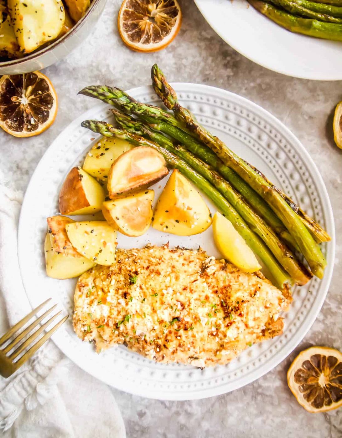 Dried Lemon Crusted Baked Chicken (Paleo, Whole30)