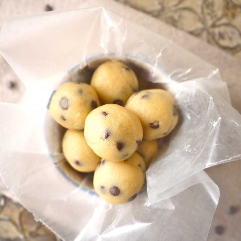 Dulce de Leche Cookie Dough Balls (paleo, GF)