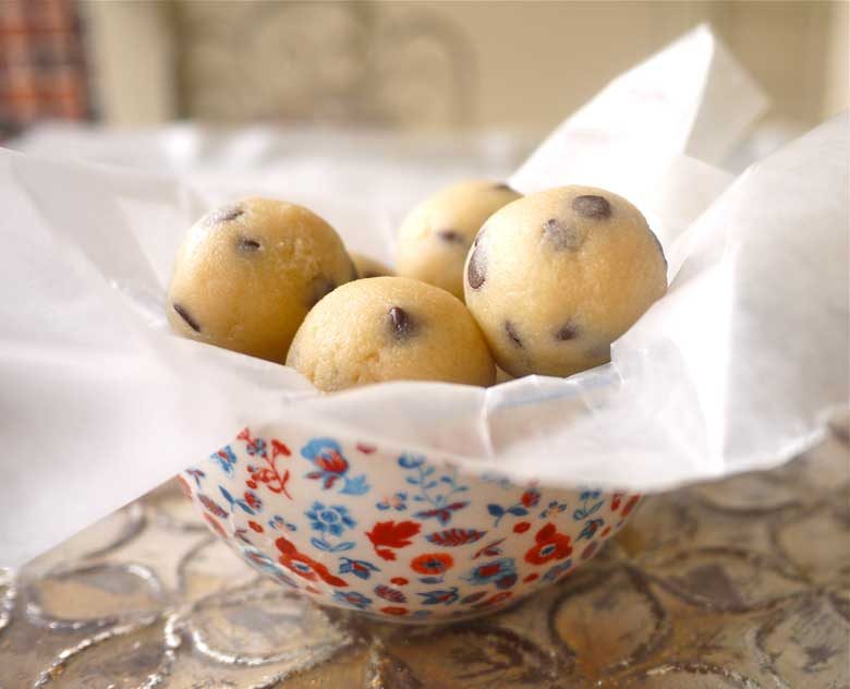 Dulce de Leche Cookie Dough Balls (paleo, GF)