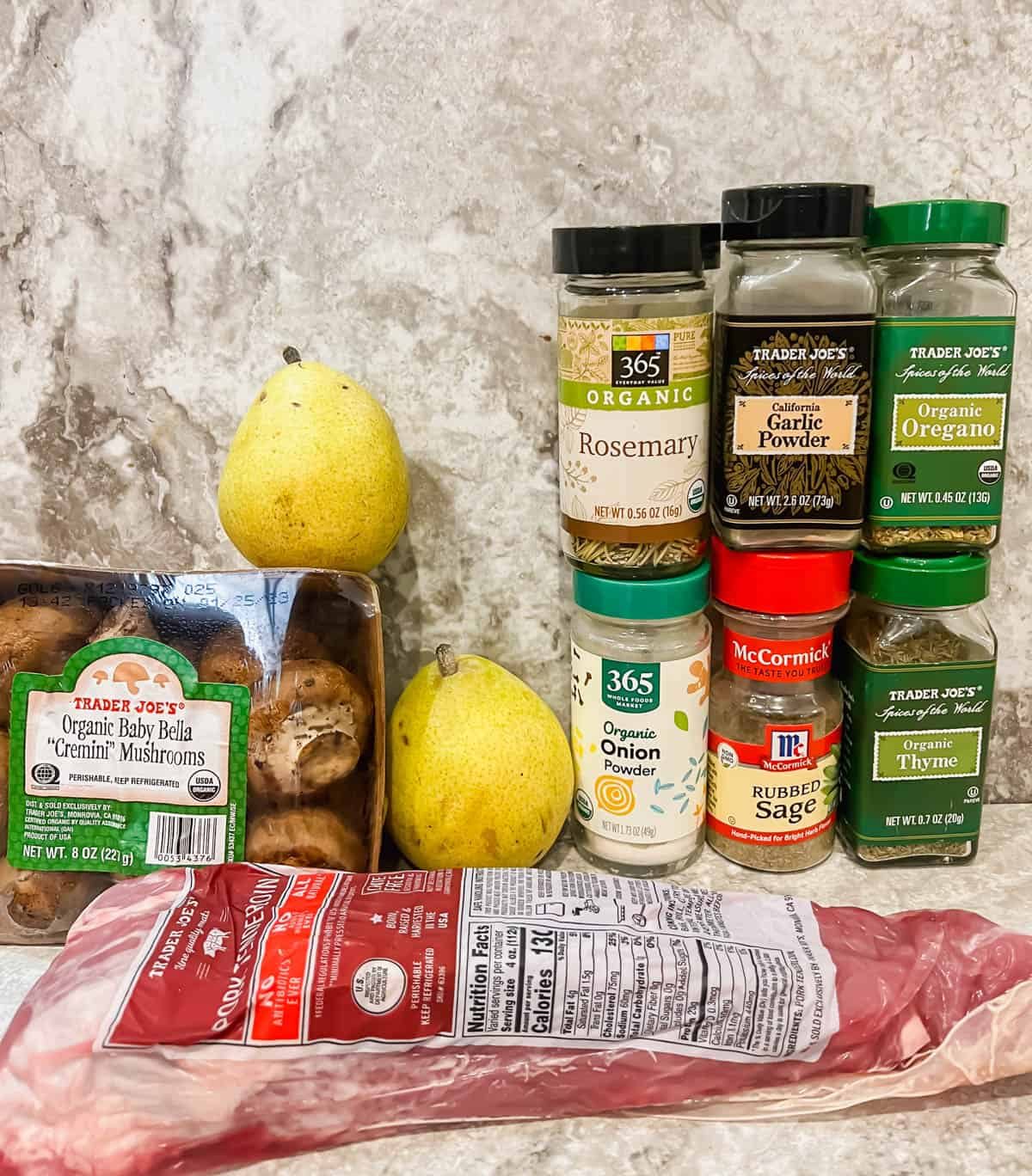 Dutch oven pork loin ingredients needed.
