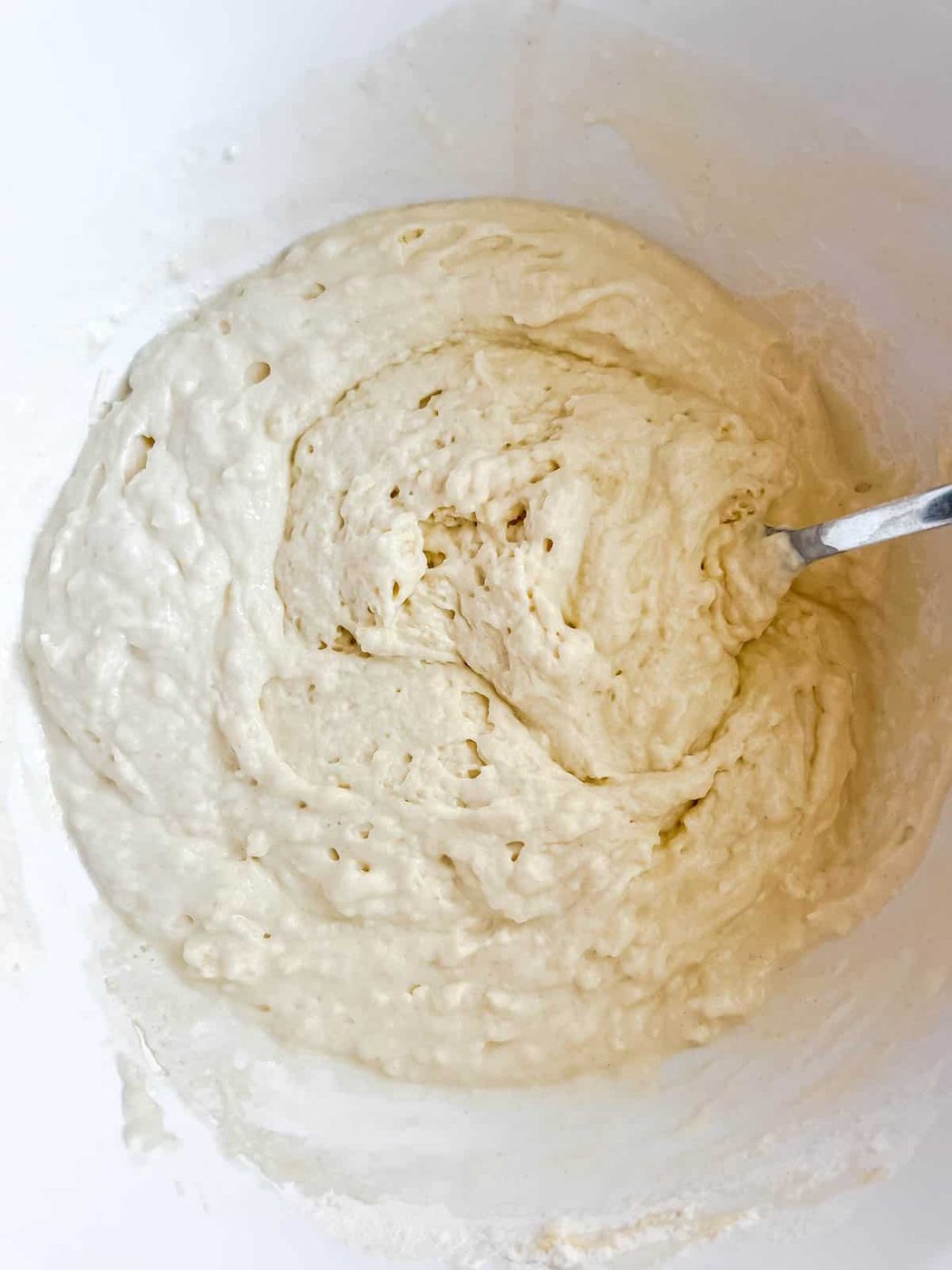 Greek yogurt pancake batter.
