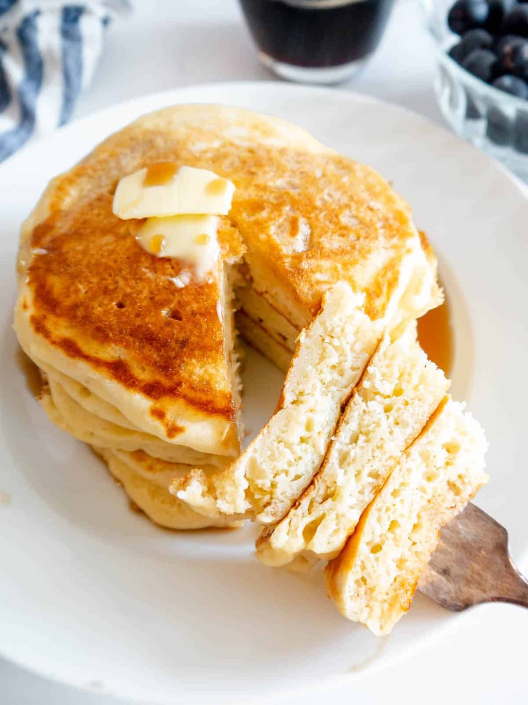 Fluffy Greek Yogurt Pancakes