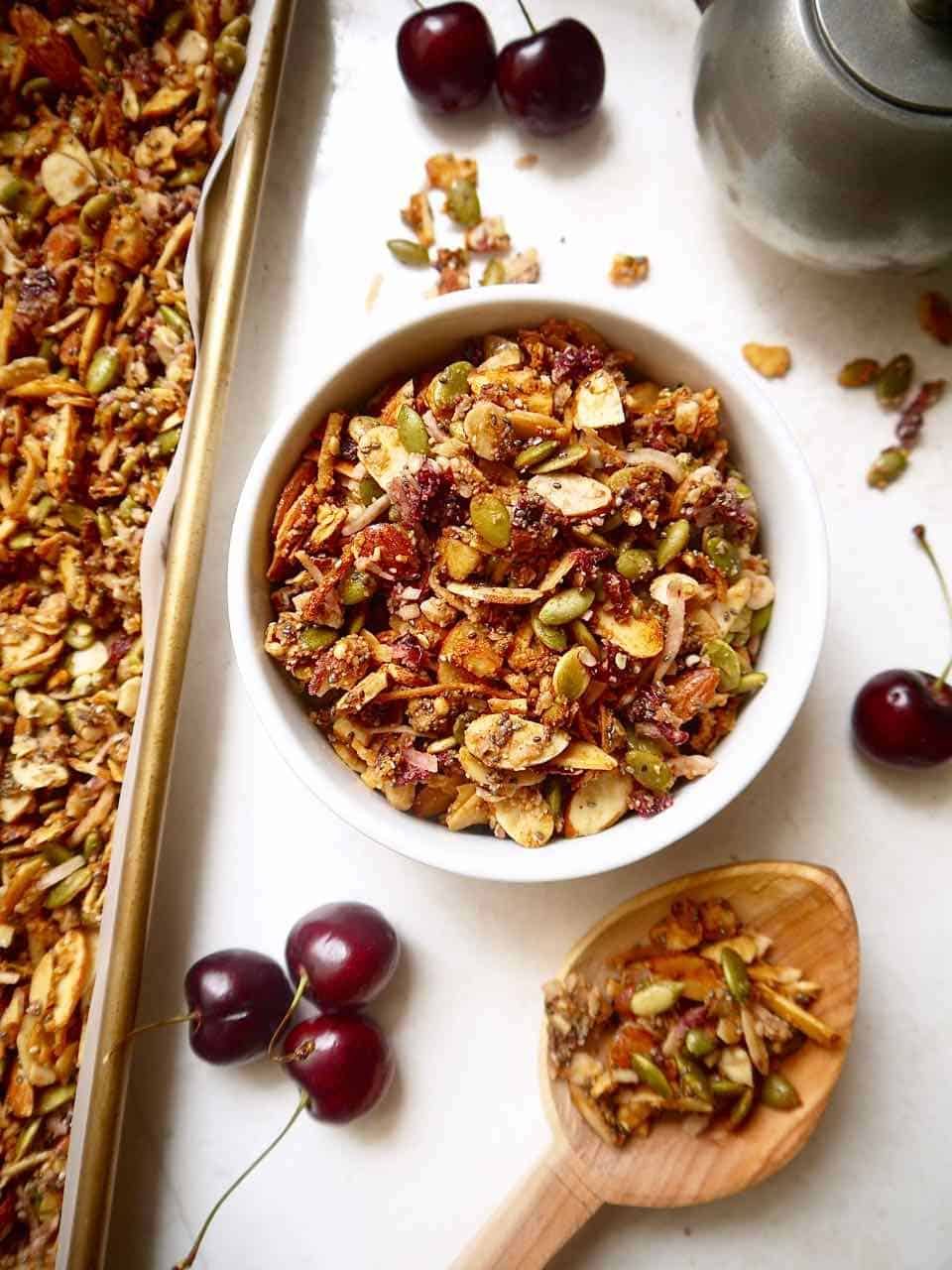 Fresh Cherry Grain-free Granola Recipe
