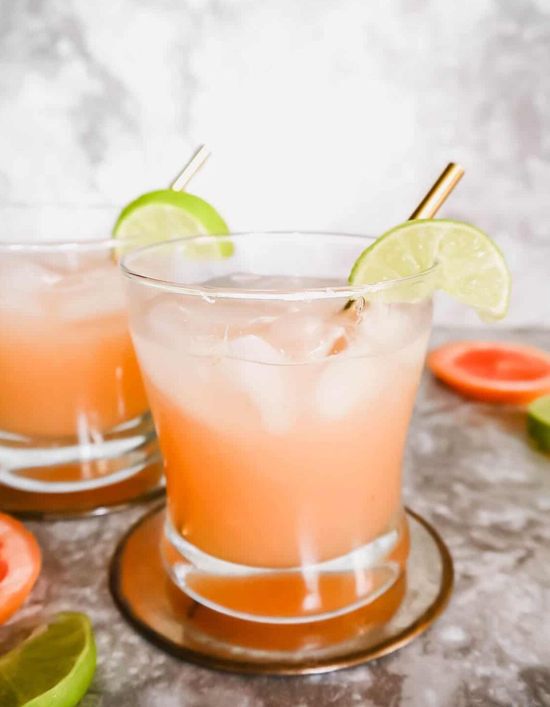 Lighter Paloma Cocktail with Honey Syrup