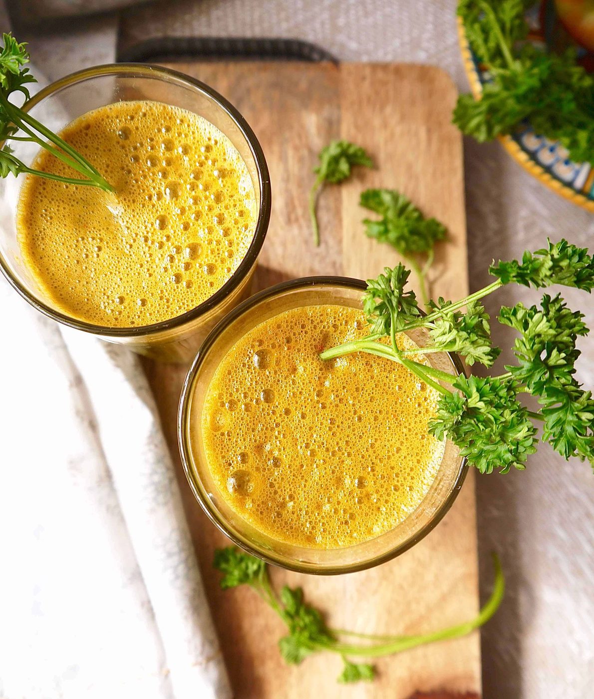 Carrot Kale Apple Juice with Parsley