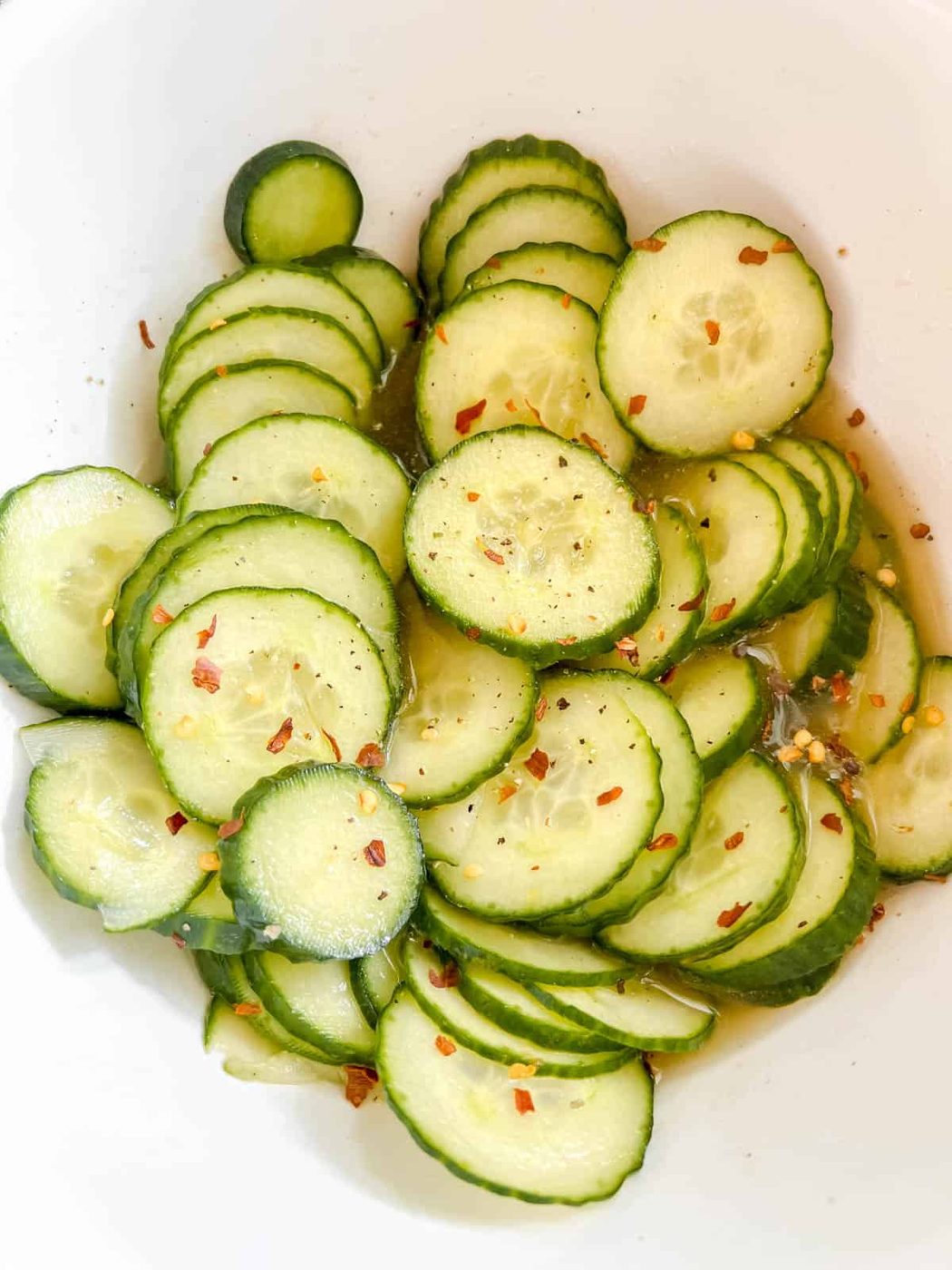 Fast Asian Pickled Cucumbers