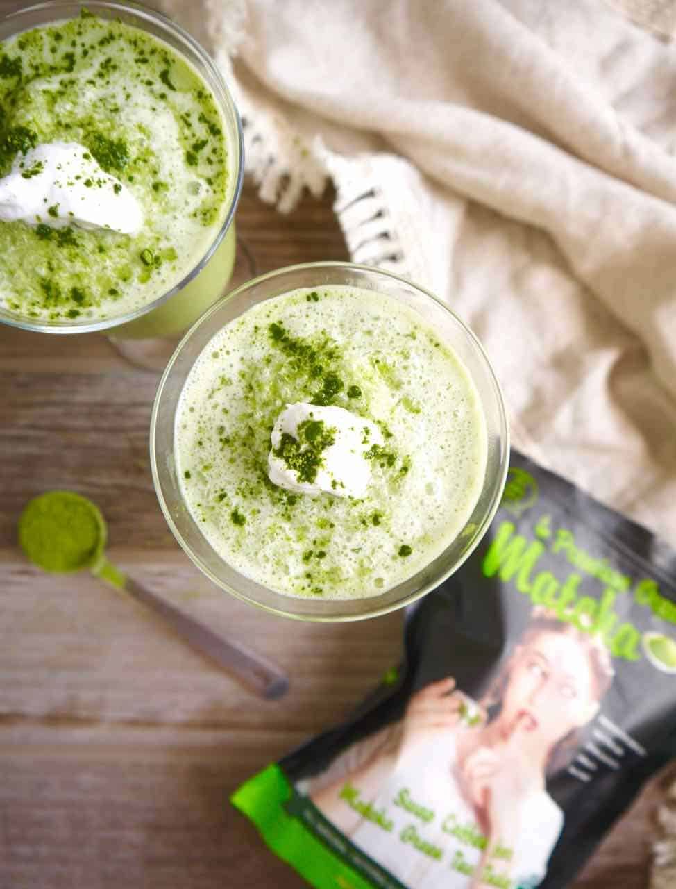 Frozen Dairy-free Matcha Latte (Paleo)