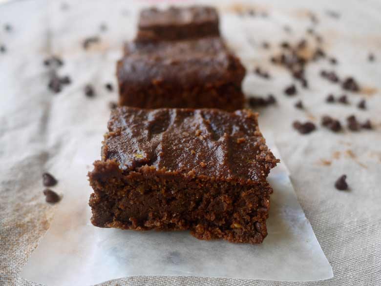 Fudgy Paleo Brownies (GF)-SO good, with the secret ingredient of avocado!