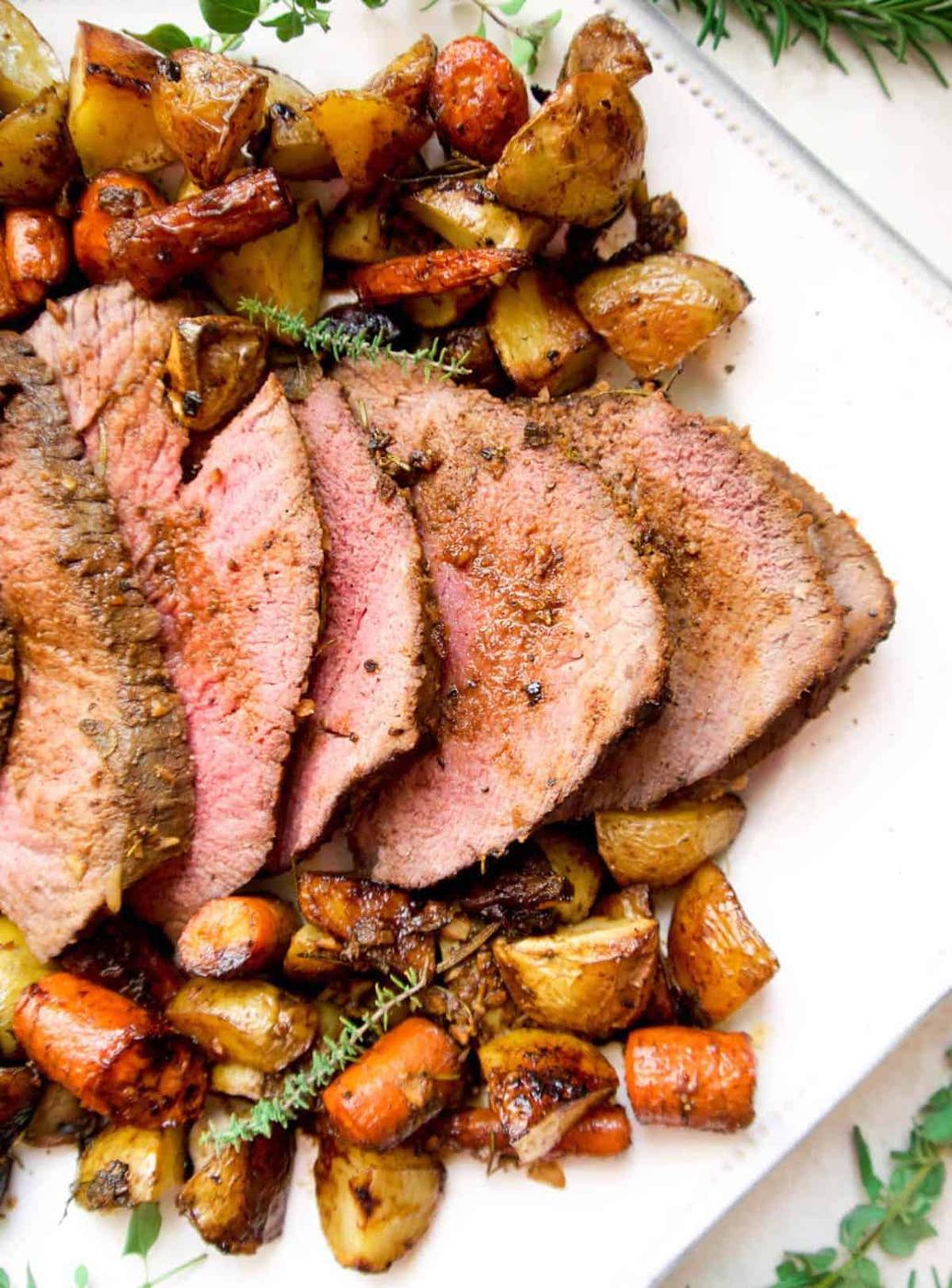 Garlic & Fresh Herb Beef Clod Heart of Shoulder Roast