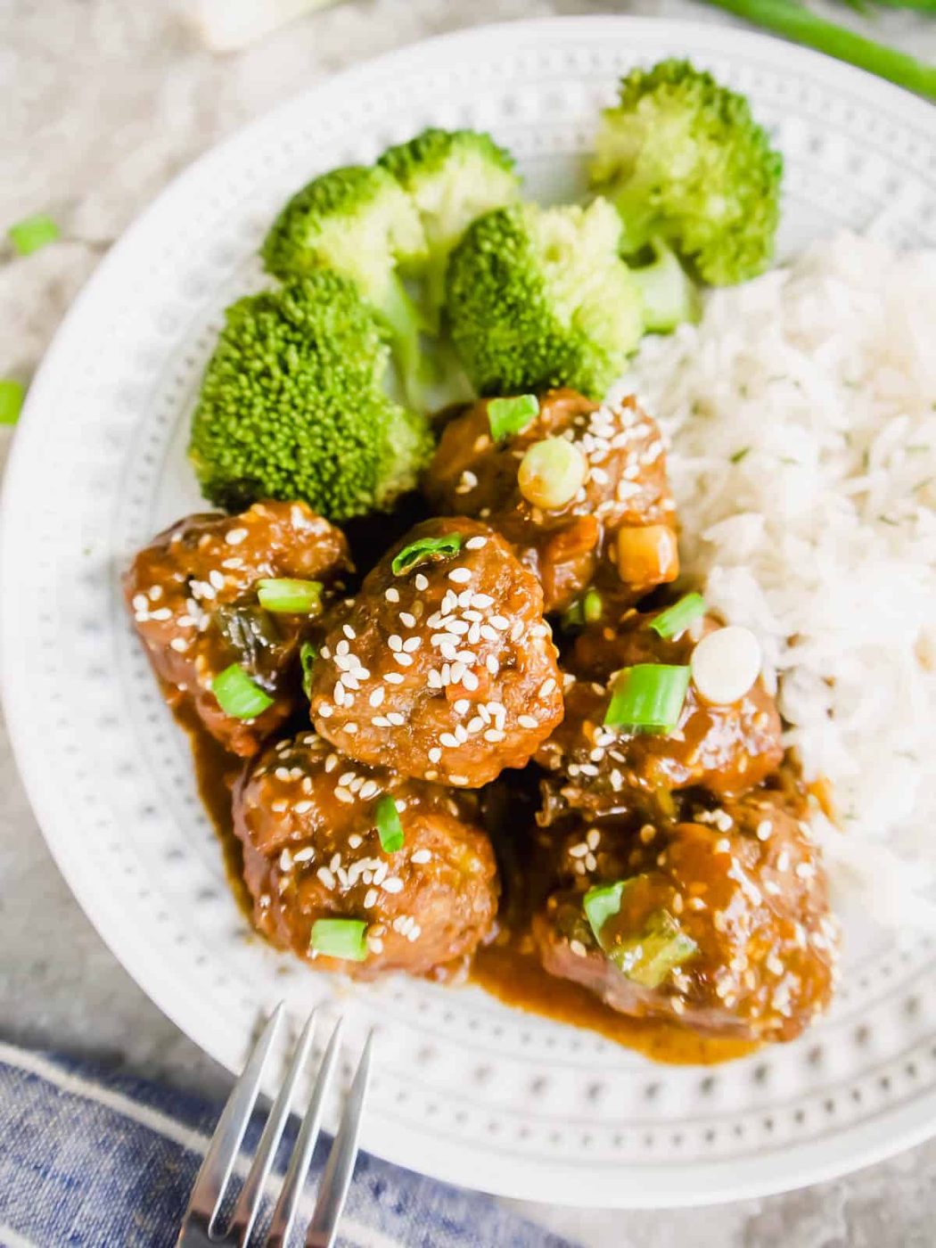 General Tso Meatballs (Paleo, GF)