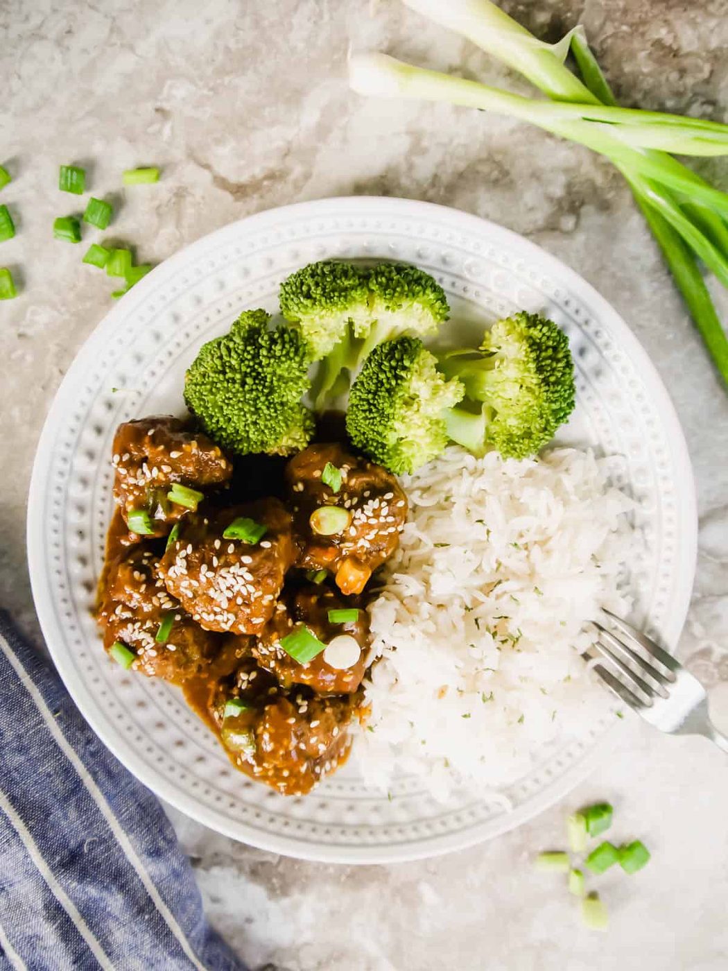 General Tso Meatballs (Paleo, GF)