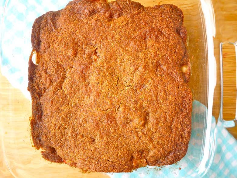 Ginger Cookie Apple Cobbler (Paleo, GF) (coconut flour only!)
