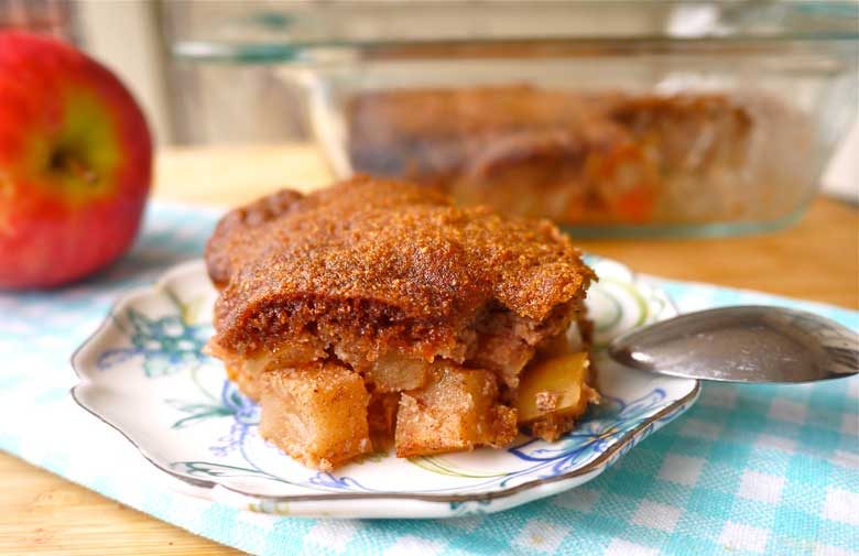 Ginger Cookie Apple Cobbler (Paleo, GF) (coconut flour only!)
