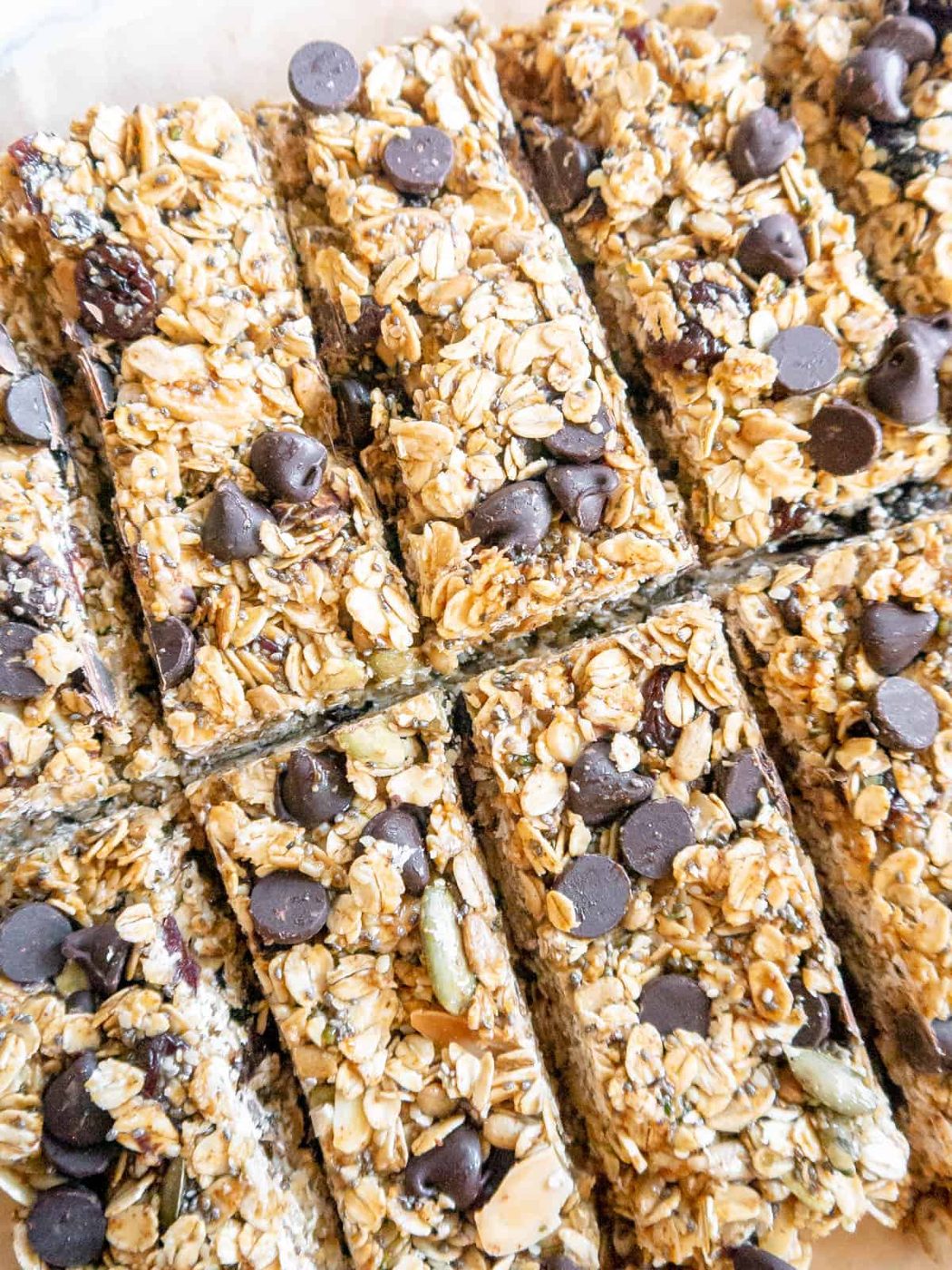 No Bake Gluten-free Almond Butter Granola Bars