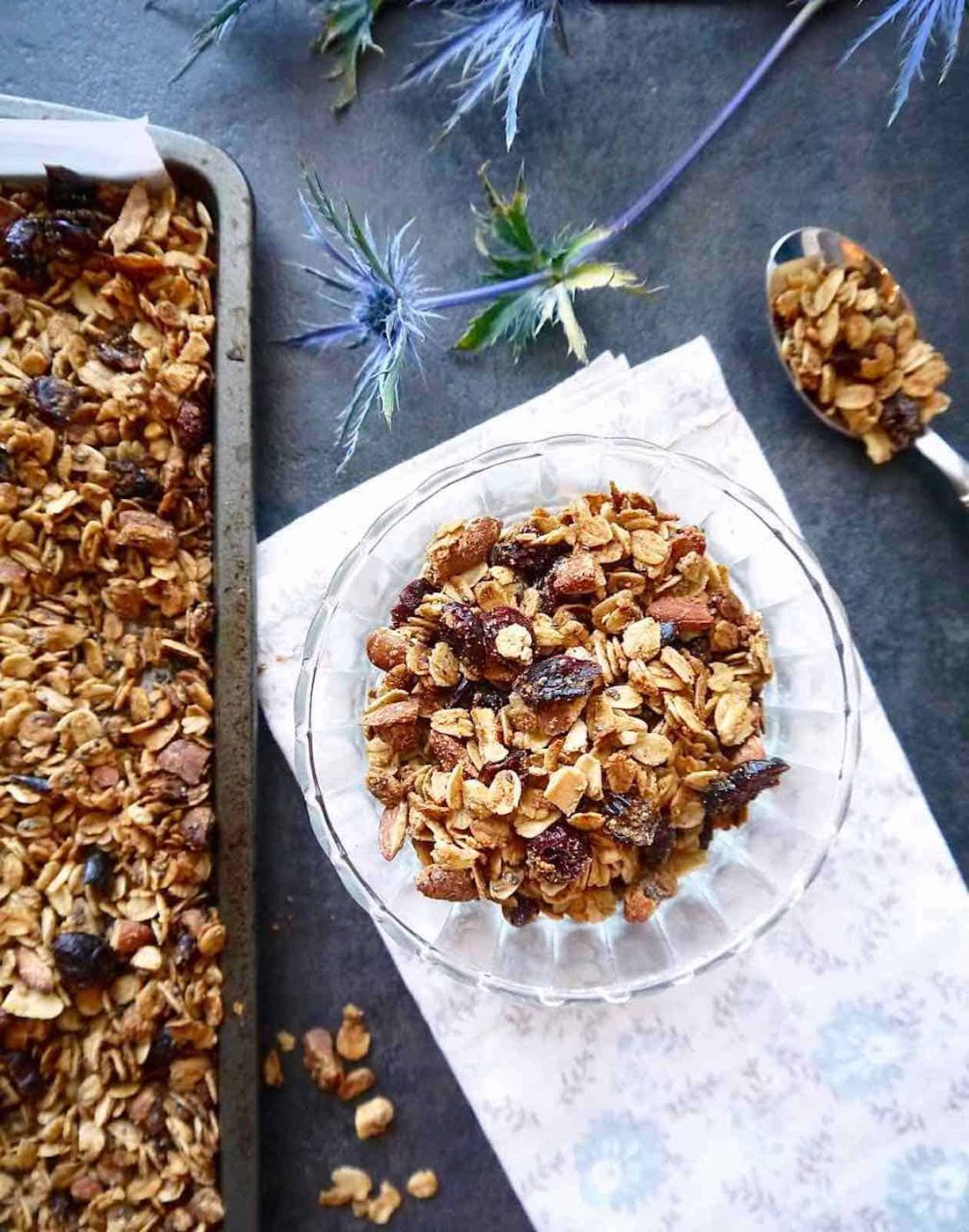 Almonds and Chia Seeds: Olive Oil Granola