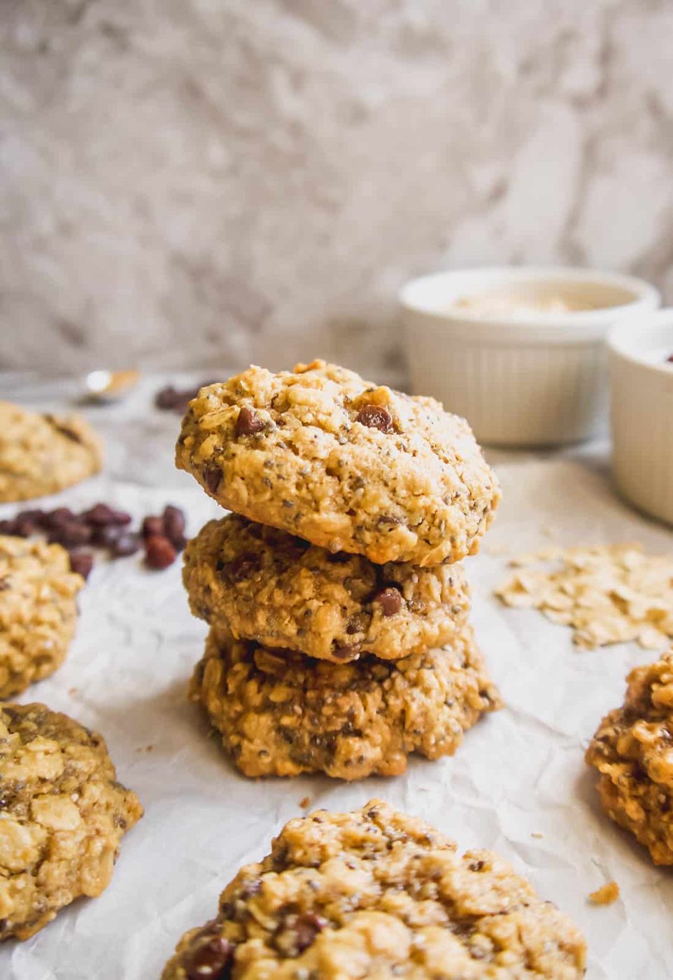 Gluten-Free Chia Oatmeal Cookies