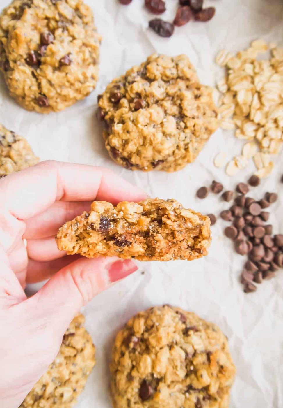 Gluten-Free Chia Oatmeal Cookies