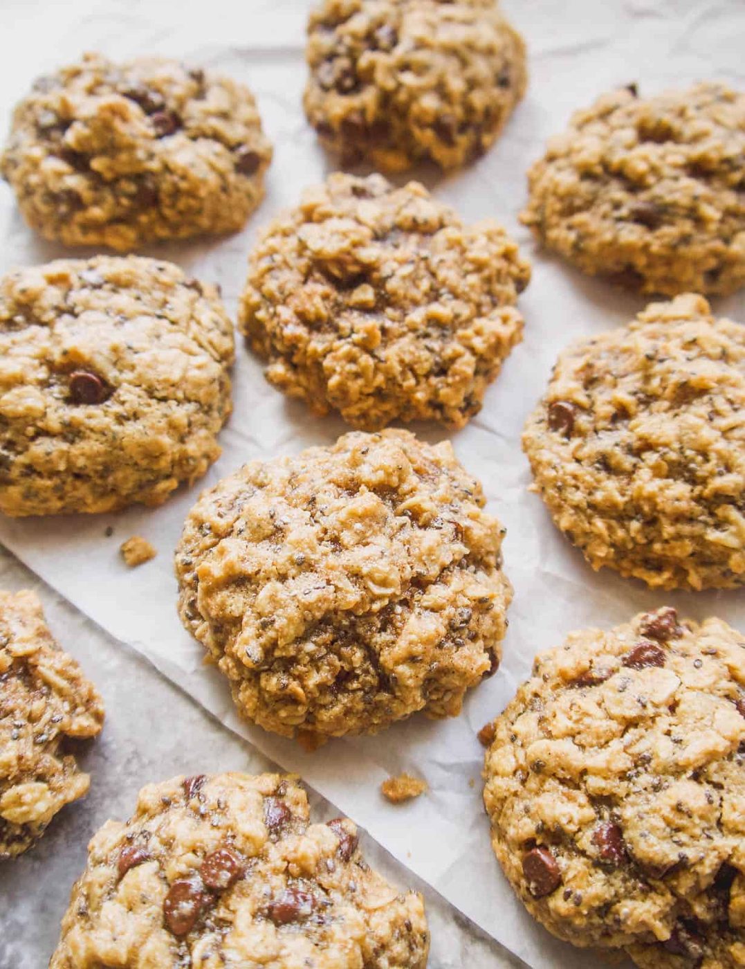 Gluten-Free Chia Oatmeal Cookies