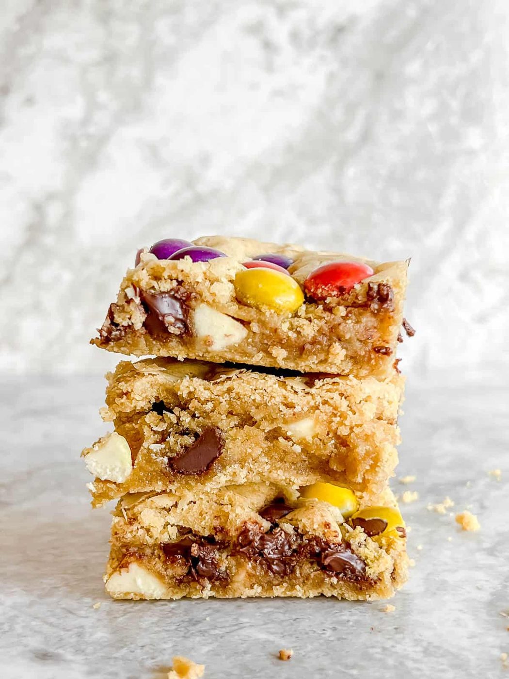 Gluten Free Cookie Bars with Chocolate Chips, Dairy free