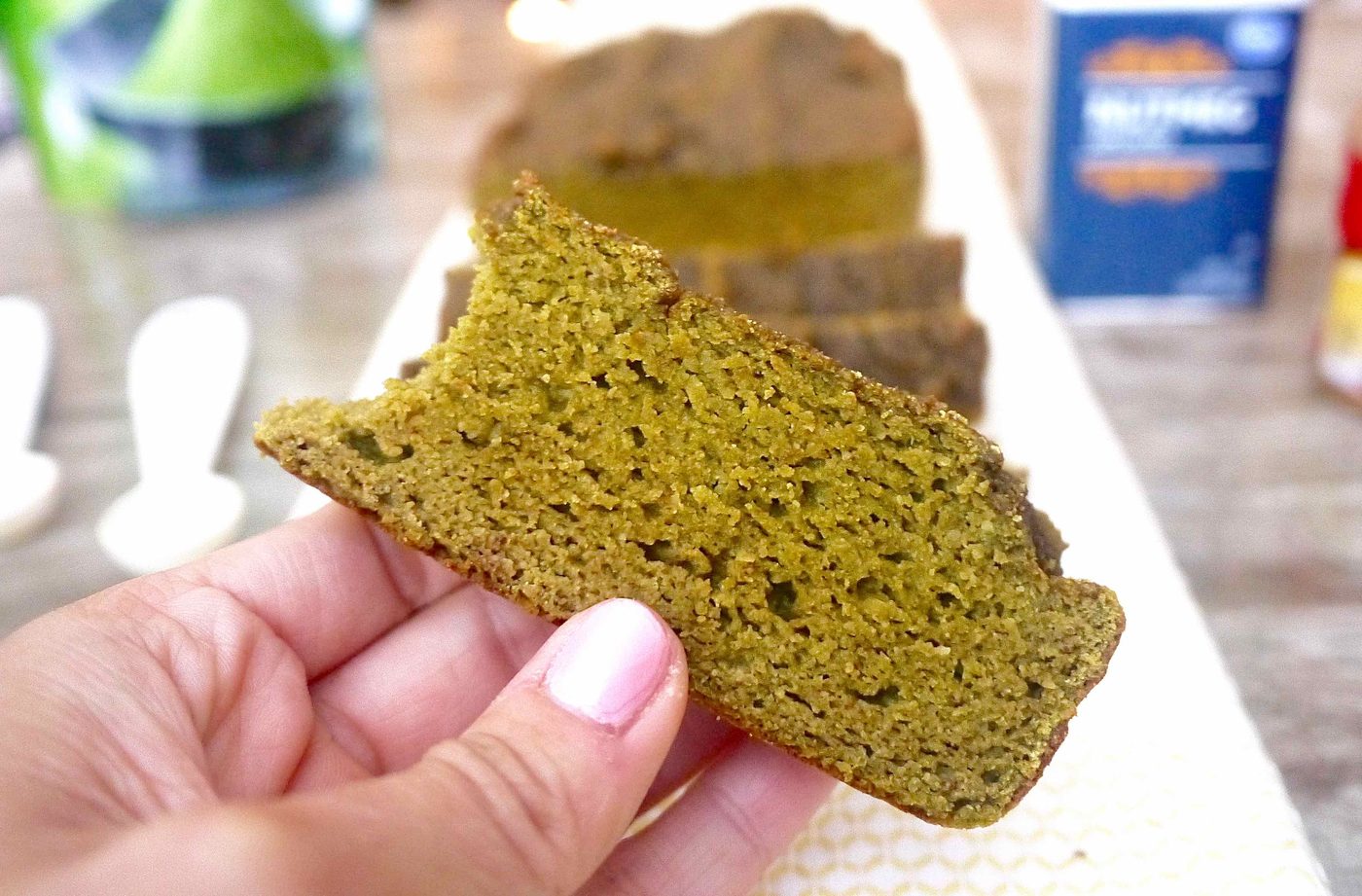Grain-Free Morning Matcha Loaf (Paleo, GF)