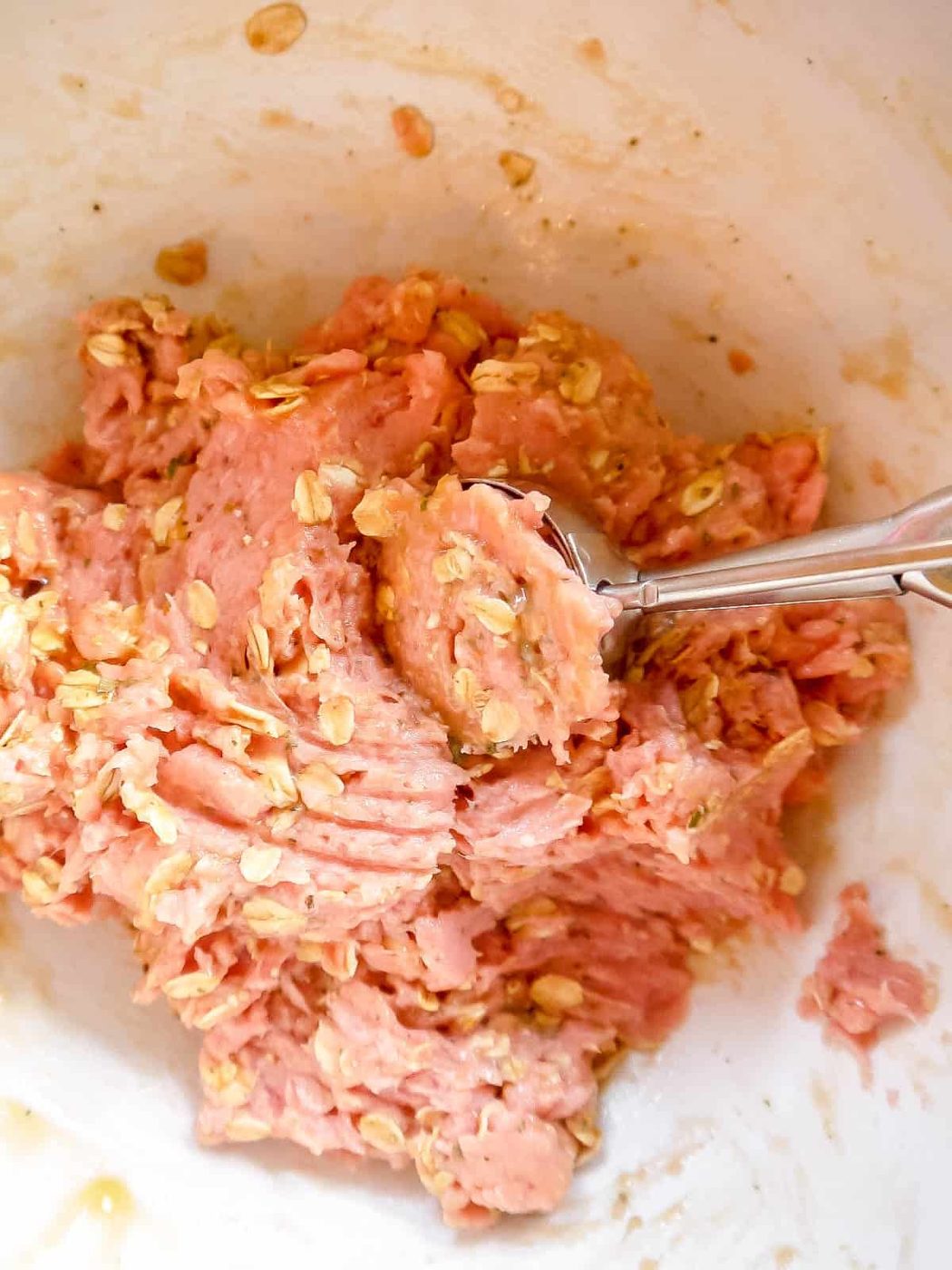 Ingredients mixed together in a bowl.