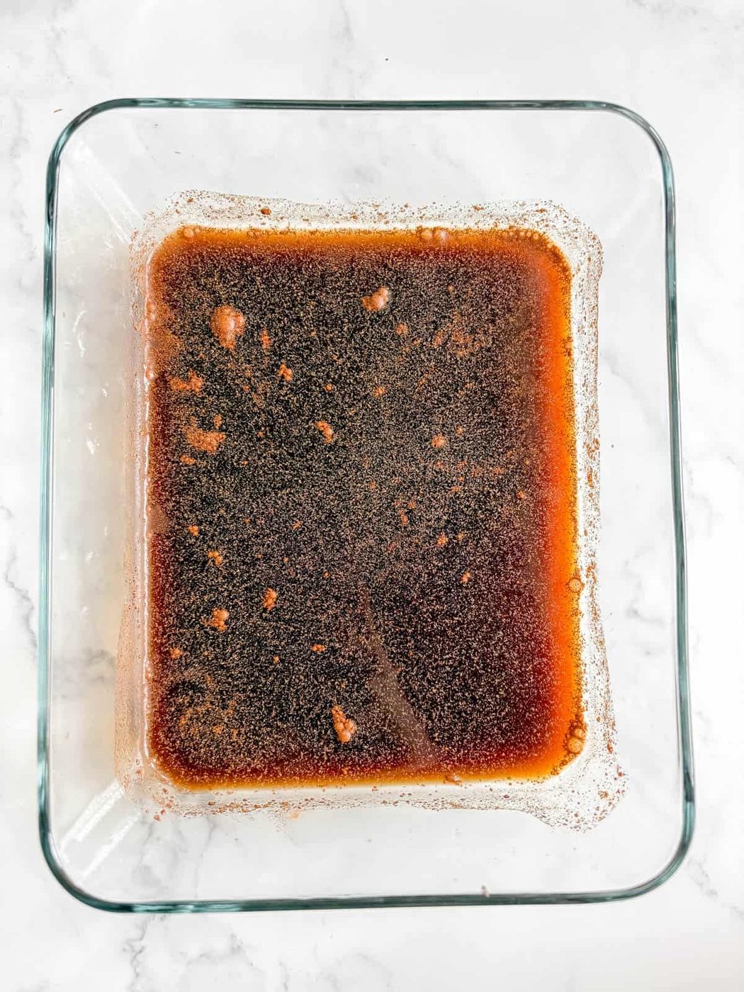 Coffee, kalhua and cinnamon mixed together.