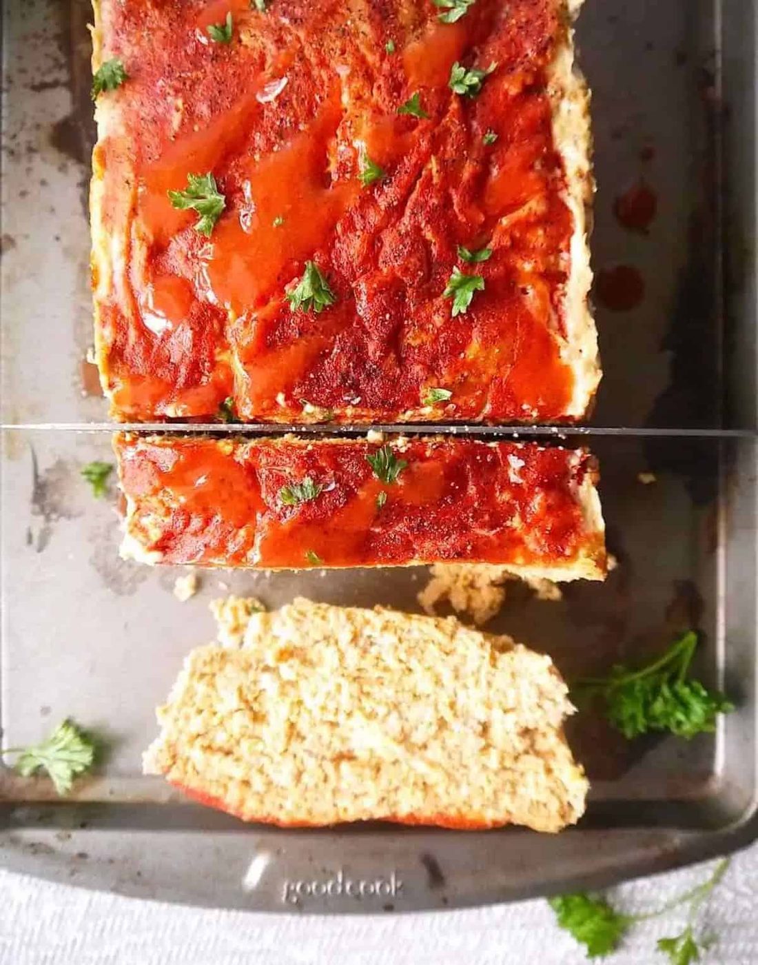 Hot sauce buffalo gluten free turkey meatloaf.
