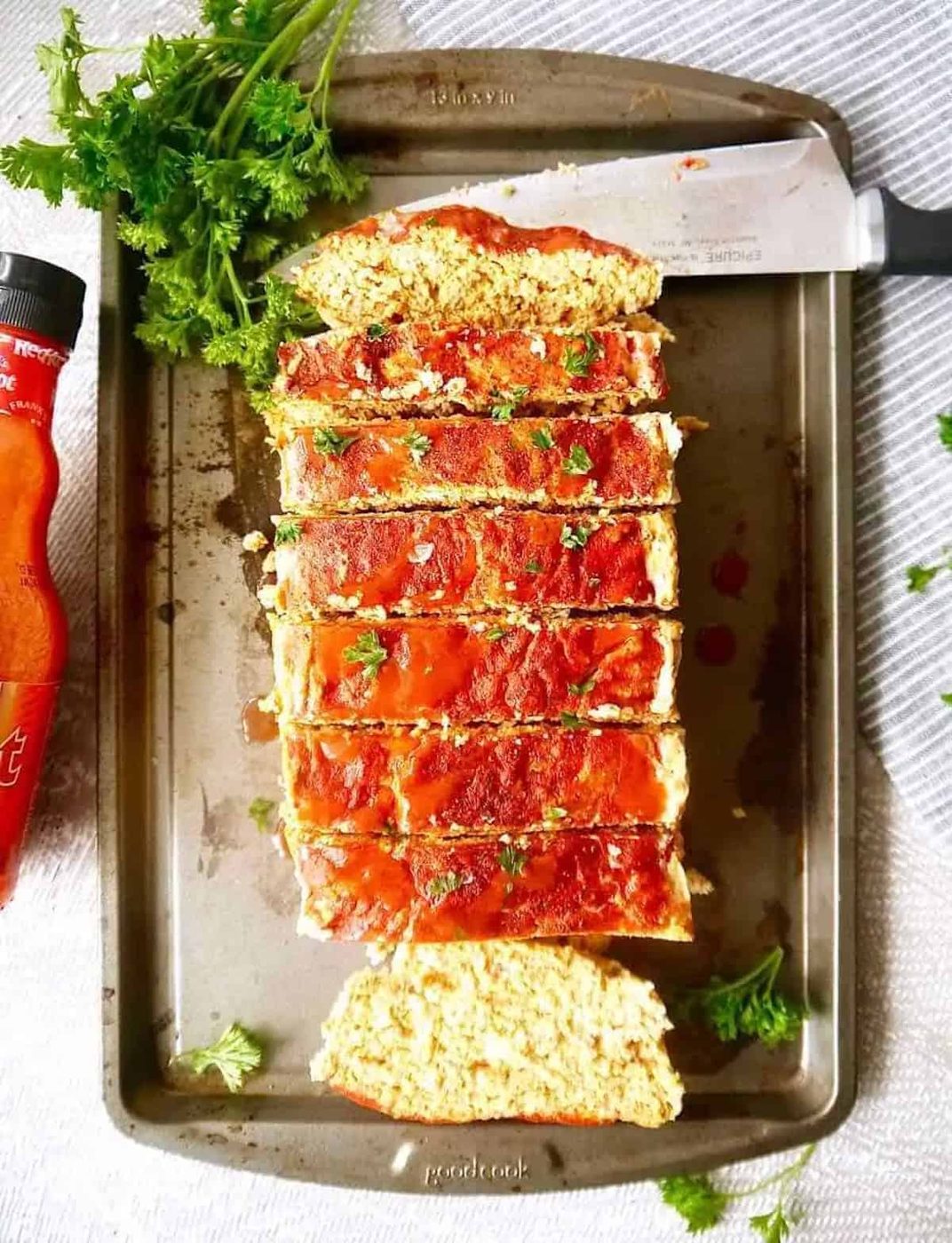 Buffalo Turkey Meatloaf, Paleo, Whole30, Gluten free