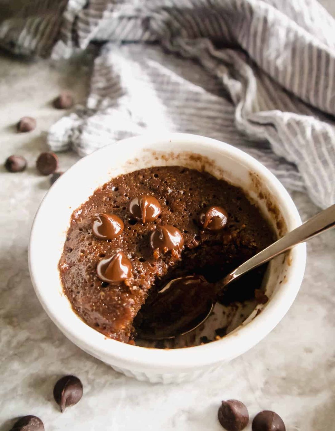 Lighter Mug Brownie, Gluten-free, Paleo