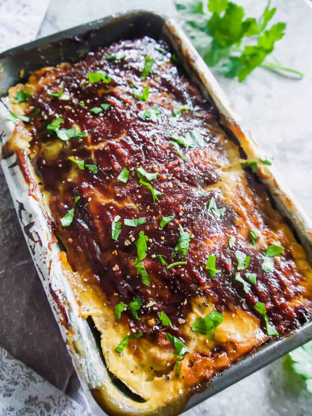 Lighter Ground Chicken and Turkey Meatloaf
