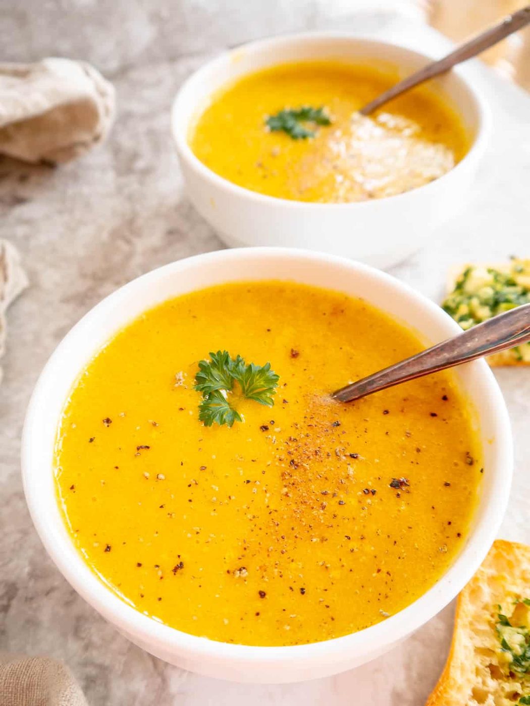 High Protein Butternut Squash Soup
