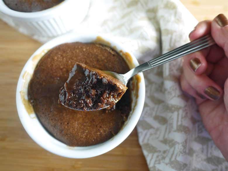 Caramel Chocolate Fondant, Paleo, GF