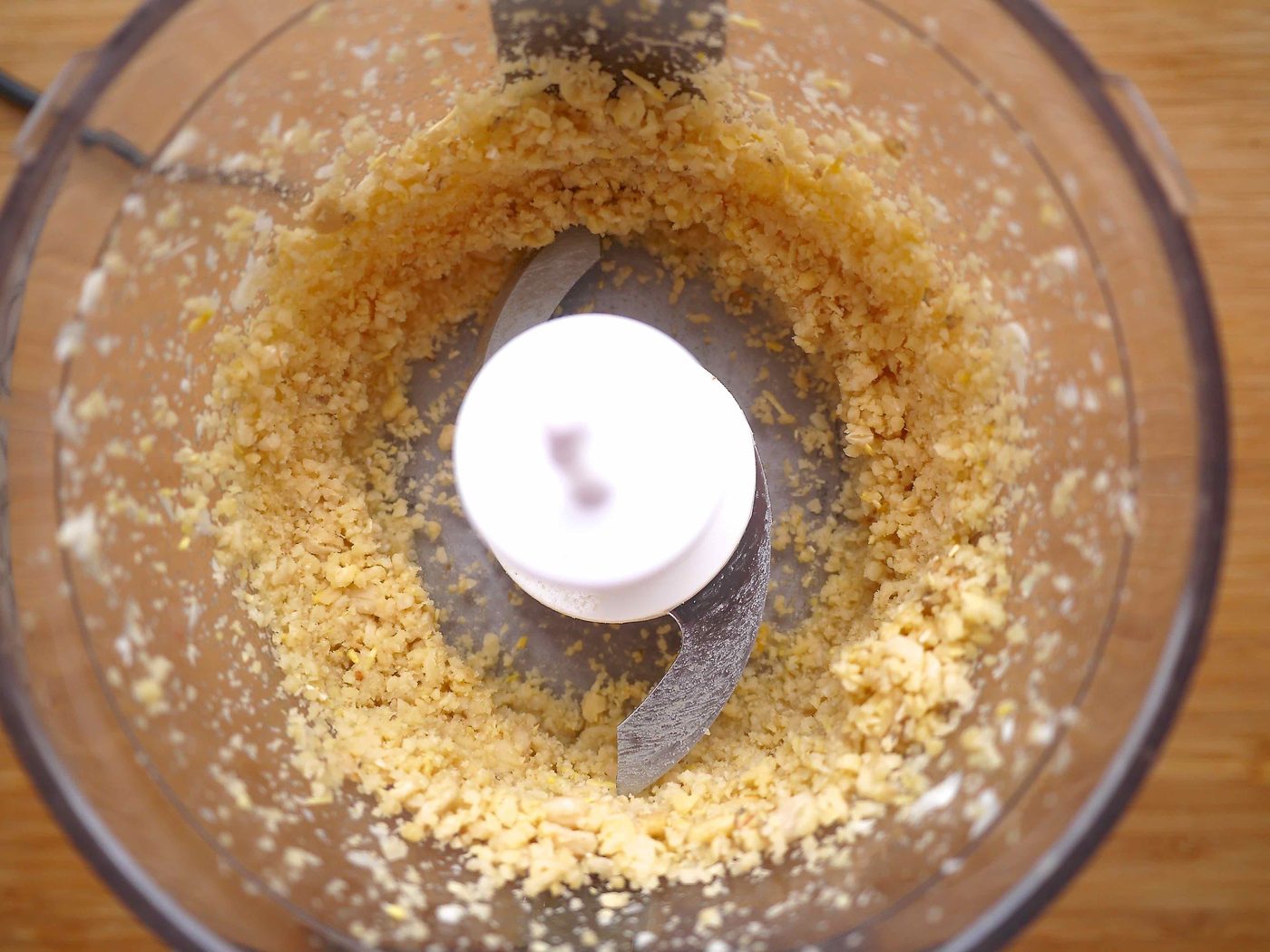 Minced garlic and pine nuts.