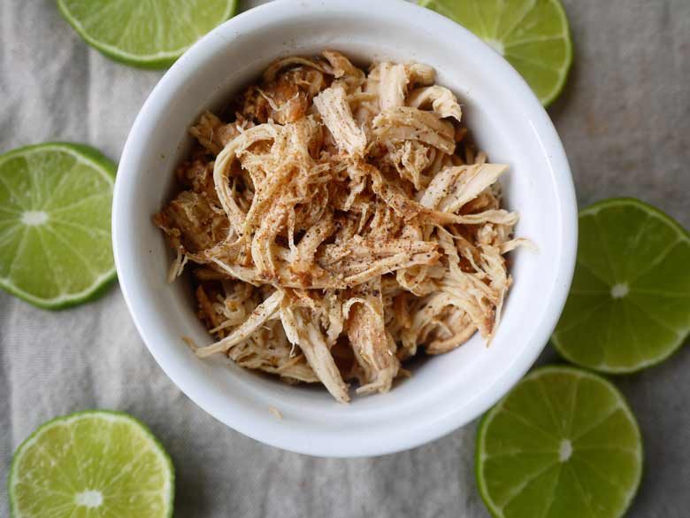 Key Lime Pie Pulled Chicken, Paleo, GF